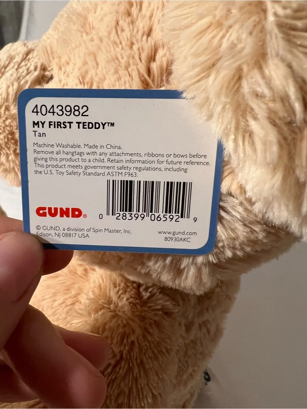 Gund nwt baby